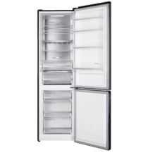 Bolero CoolMarket Combi 377 Inox A Frigorífico Combi Bolero CoolMarket Combi 377 Inox A con gran capacidad de 377L, con la mejor eficiencia energética del mercado clase A, tecnología CoolMatrix, 2 cajones especiales con control de humedad, FreshnessFlex Hub, Botellero Premium y congela tus alimentos en segundos con Fast Freezing.