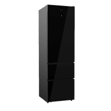 Bolero CoolMarket Combi FD 450 Elite Black Glass D. Frigorífico Combi, MAX INSIDE con VIP Tech, Cool Matrix, Fresh Flex (cajón variable 6 temperaturas con control de humedad), Total NoFrost, Compresor Inverter Plus, Multi AirFlow, 450 L, 201×59,5×68 cm, funciones Fast Cooling y Fast Freezing, Modo Smart, Green HUB XL, Display exterior, Botellero, Bandejas de cristal y Clase energética D