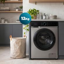 Bolero DressCode 12180 Inverter Steel, Gran capacidad 12 kg, Clase A-30%, 1400 rpm, Motor Inverter Plus, 15 programas, SteamMax, My Fav, Drum Clean, Delay Start, PreWash, KidLock.