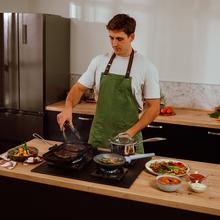 Bolero Squad GN 3800S Eternal Nano Glass Placa de gas, 3 fuegos, preparada para instalación a GAS NATURAL acabado en cristal negro mate, parrillas individuales de hierro fundido, potencia de 10,35kW, quemador Eternal, encendido eléctrico, sistema de seguridad de las válvulas, para gas natural y accesorios para la conversión de gas incluído.