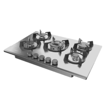 Bolero Squad GN 5200S Inox Placa de gas, 5 fuegos, preparada para instalación a GAS NATURAL acabado en acero inoxidable, parrillas individuales de hierro fundido, potencia de 11kW, quemador WOK triple corona, encendido eléctrico, sistema de seguridad de las válvulas, para gas natural y accesorio para la conversión de gas incluído.