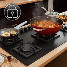 Bolero Squad GN 5800S Eternal Nano Glass Placa de gas, 5 fuegos, preparada para instalación a GAS NATURAL acabado en cristal negro mate, parrillas individuales de hierro fundido, potencia de 13,1kW, quemador eternal con soporte WOK, encendido eléctrico, sistema de seguridad de las válvulas, para gas natural y accesorios para la conversión de gas incluído.