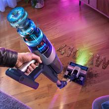 Conga Rockstar RZ500 AI AquaPet Flex StationAspirador vertical con base de autovaciado. 410 AW y 1250 W. Tubo flexible. Inteligencia Artificial. Cepillo para animales y accesorio WaterTank de fregado.