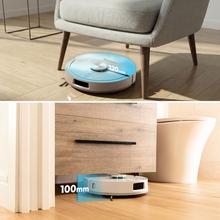 Conga M90 Pearl Robot aspirador con Inteligencia Artificial y navegación láser. 25000 Pa de succión del motor. Autonomía de hasta 240 minutos en modo Eco. Cepillo silicona, ideal para casas con mascotas. Compatible con Bluetooth y WiFi para redes 2,4 GHz.