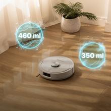 Conga M90 Pearl Robot aspirador con Inteligencia Artificial y navegación láser. 25000 Pa de succión del motor. Autonomía de hasta 240 minutos en modo Eco. Cepillo silicona, ideal para casas con mascotas. Compatible con Bluetooth y WiFi para redes 2,4 GHz.