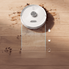 Conga Y60 Pearl Robot aspirador con base de autovaciado del polvo con Navegación láser. 13000 Pa de succión del motor. Autonomía de hasta 200 minutos en modo Eco. Cepillo multifunción apto para todo tipo de superficies. Bolsa de polvo de 3 L. Compatible con Bluetooth y WiFi para redes 2,4 GHz.