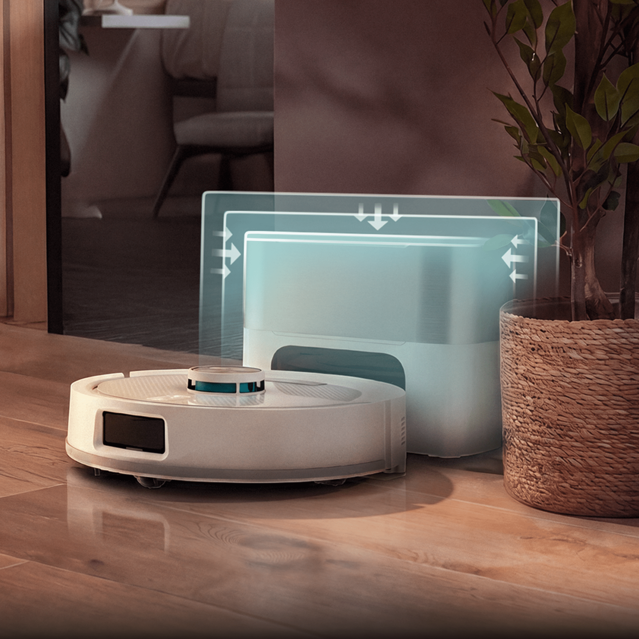 Conga Y80 Pearl - Robot Aspirapolvere Cecotec