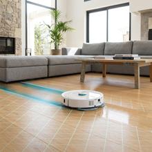 Conga Y90 Pearl Robot aspirador con base de autovaciado con Inteligencia Artificial y navegación láser. 25000 Pa de succión del motor. Autonomía de hasta 240 minutos en modo Eco. Cepillo silicona, ideal para casas con mascotas. Bolsa de polvo de 3 L. Compatible con Bluetooth y WiFi para redes 2,4 GHz.