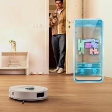 Conga Y90 Pearl Robot aspirador con base de autovaciado con Inteligencia Artificial y navegación láser. 25000 Pa de succión del motor. Autonomía de hasta 240 minutos en modo Eco. Cepillo silicona, ideal para casas con mascotas. Bolsa de polvo de 3 L. Compatible con Bluetooth y WiFi para redes 2,4 GHz.