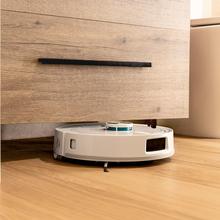 Conga Y90 Pearl Robot aspirador con base de autovaciado con Inteligencia Artificial y navegación láser. 25000 Pa de succión del motor. Autonomía de hasta 240 minutos en modo Eco. Cepillo silicona, ideal para casas con mascotas. Bolsa de polvo de 3 L. Compatible con Bluetooth y WiFi para redes 2,4 GHz.