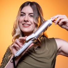SurfCare 4000 Plasma Waves. Rizador de pelo, 40 mm, Tecnología Plasma Antifrizz, Revestimiento cerámica