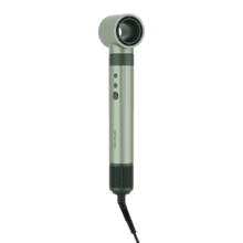 AirGlisse 8in1 Olive. Moldeador 8 en 1 con tecnología Coanda que moldea, riza, peina, seca y elimina el efecto frizz. Con 3 velocidades, 3 temperaturas, y tecnología iónica. Motor digital 1400 W de potencia y 110000 rpm. Cabezales con revestimiento de cerámica y keratina