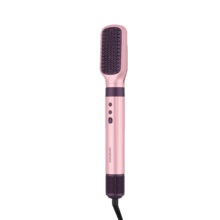 AirGlisse 8in1 Cotton Candy. Moldeador 8 en 1 con tecnología Coanda que moldea, riza, peina, seca y elimina el efecto frizz. Con 3 velocidades, 3 temperaturas, y tecnología iónica. Motor digital 1400 W de potencia y 110000 rpm. Cabezales con revestimiento de cerámica y keratina