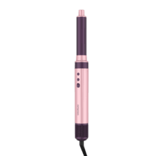 AirGlisse 8in1 Cotton Candy. Moldeador 8 en 1 con tecnología Coanda que moldea, riza, peina, seca y elimina el efecto frizz. Con 3 velocidades, 3 temperaturas, y tecnología iónica. Motor digital 1400 W de potencia y 110000 rpm. Cabezales con revestimiento de cerámica y keratina