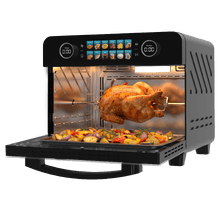 Four à air chaud Bake&Fry 2500 Color View Cecotec 25 L | Capacité de 25 litres, écran tactile couleur, porte entièrement vitrée, cuisson par convection, cuisson multiple