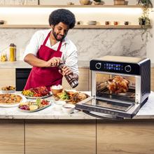 Four à air chaud Bake&Fry 2500 Color View Cecotec 25 L | Capacité de 25 litres, écran tactile couleur, porte entièrement vitrée, cuisson par convection, cuisson multiple