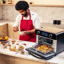 Four à air chaud Bake&Fry 2500 Color View Cecotec 25 L | Capacité de 25 litres, écran tactile couleur, porte entièrement vitrée, cuisson par convection, cuisson multiple