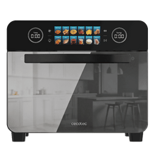 Four à air chaud Bake&Fry 2500 Color View Cecotec 25 L | Capacité de 25 litres, écran tactile couleur, porte entièrement vitrée, cuisson par convection, cuisson multiple