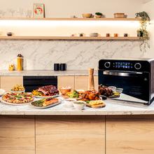 Four à air chaud Bake&Fry 2500 Color View Cecotec 25 L | Capacité de 25 litres, écran tactile couleur, porte entièrement vitrée, cuisson par convection, cuisson multiple