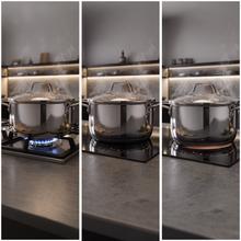 Panela Autore de 24 cm. Caçarola de aço inoxidável de 24 cm.