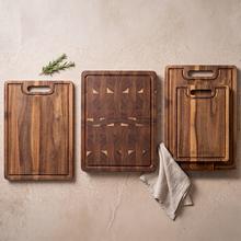 Nature Chess Cutting board Tabla de corte de madera de acacia