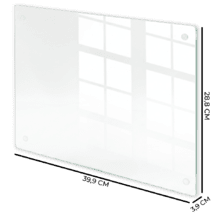 Crystal Cutting Board Tabla de corte de Vidrio templado 30x40cm