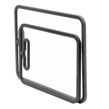 CRYSTAL DUO Cutting Board setConjunto de tábuas de vidro temperado (32×22 cm + 38×28 cm)