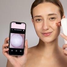SkinCare Blackhead Remover Pro - Succionador de Puntos Negros y Poros con Tecnología de Vacío, Cámara con APP, 3 Niveles de Succión, 3 Cabezales y Pantalla LED.