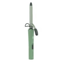 SurfCare 1600 CurlClip Olive. Rizador eléctrico de calentamiento rápido con selector de temperatura (+/–), indicador LED de calentamiento y apagado automático