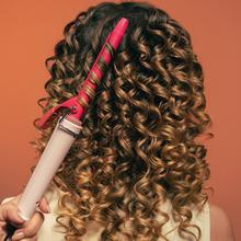 SurfCare 1600 CurlClip Olive. Rizador eléctrico de calentamiento rápido con selector de temperatura (+/–), indicador LED de calentamiento y apagado automático