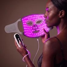 FaceCare LÜM Ice Mascara LED facial con 9 colores y funcionalidades, infrarrojos, 448 puntos de luz y silicona médica, IceTech, 210 mins de autonomía.