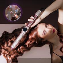 AirGlisse 18in1 Champagne Ice, 110.000 rpm, 1400W, Función plasma, 14 accesorios, Placas calefactoras, Función rotativa, Motor Brushless, Estuche de cuero