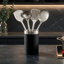 Set di 4 utensili da cucina in acciaio inox Autore