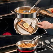 Set di 4 utensili da cucina in acciaio inox Autore