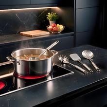 Set di 4 utensili da cucina in acciaio inox Autore