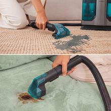 Conga Carpet&Spot Clean 7500 Elite. Limpiatapicerías con 750 W de potencia y succión de hasta 17 kPa. Dispone de depósitos de 1600 ml (agua limpia) y 750 ml (agua sucia), diseño compacto y kit de 8 accesorios