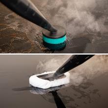 Conga Carpet&Spot Clean 15000 Steam Elite. Limpiatapicerías 3 en 1 con función vapor que pulveriza, aspira y limpia en una pasada. Incorpora motor de 600 W, caldera de 1200 W y vapor a ≥60 ºC para una limpieza más profunda. Cuenta con succión de hasta 12 kPa, depósitos de 1600 ml (agua limpia) y 1500 ml (agua sucia). Incluye 16 accesorios para tapicerías, manchas y limpieza con vapor en múltiples superficies.