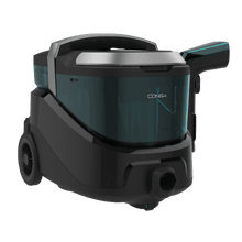 Conga CarpetClean 20000 Advance Limpiatapicerías multiusos para diferentes superficies con 900 W de potencia y hasta 20 kPa de succión. Incluye 7 accesorios para una limpieza versátil, entre ellos una boquilla con depósito independiente para suciedad líquida. Cuenta con depósitos de gran capacidad y dosificador de detergente para una limpieza eficiente y cómoda.