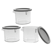 Gelacups 1800 Jarras de 450 ml con tapa y material BPA Free para Gelatec 1800 y Gelatec 1800 Touch