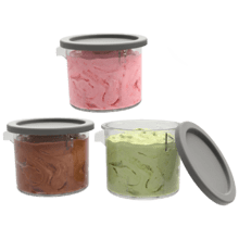 Gelacups 1800 Jarras de 450 ml con tapa y material BPA Free para Gelatec 1800 y Gelatec 1800 Touch