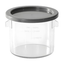 Gelacups 1800 Jarras de 450 ml con tapa y material BPA Free para Gelatec 1800 y Gelatec 1800 Touch
