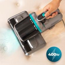 Der Conga Rockstar 8000 Matratzen-Doppelwalzen-Staubsauger mit XL-Motorwalze, 400 W Leistung, 10.000 Pa Saugkraft, Ultraschallsensor, UV-Licht und XL-Doppelstaubbehälter entfernt effektiv Staub, Milben, Flusen und angesammelten Schmutz von Matratzen, Kissen, Sofas und Heimtextilien.