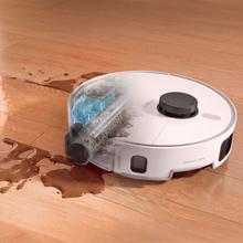 Conga R400. Robot aspirador y friegasuelos con rodillo elevable y extensible. 25000 Pa. Sensores detección avanzada de obstáculos. Limpieza en la base automática con agua y secado con aire caliente. Cepillo lateral extensible para cubrir todas las esquinas. Cepillo antienredos HairCut. 240 minutos de autonomía.