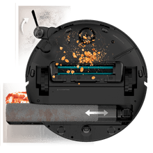 Conga R500. Robot aspirador y friegasuelos con rodillo elevable y extensible. 25000 Pa. Cámara y sensores detección avanzada de obstáculos. Limpieza y secado en la base automática con agua y aire caliente. Cepillo lateral extensible para cubrir todas las esquinas. Cepillo antienredos HairCut. 280 minutos de autonomía.