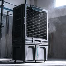 AirIndustry 150000 Climatizador Industrial de 150L con 20000 m³/h, 800W, 3 Velocidades, mando y panel táctil con temporizador y Ruedas Multidireccionales