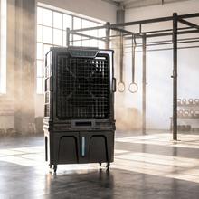 AirIndustry 150000 Climatizador Industrial de 150L con 20000 m³/h, 800W, 3 Velocidades, mando y panel táctil con temporizador y Ruedas Multidireccionales