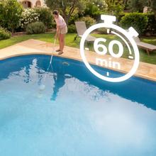 Rockstar Pooldroid 3000. Aspirador para piscinas, spas y jacuzzis. Limpieza para todo tipo de piscinas, incluyendo escaleras y zonas de difícil acceso.