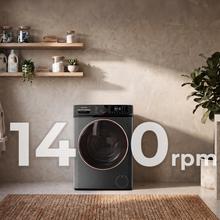 Lavatrice-asciugatrice 2 in 1 Bolero DressCode Wash&Dry 85610 in acciaio, capacità 8/5 kg, classe A/D, 1400 giri/min e motore Inverter Plus: 15 programmi con sistemi intelligenti OnSmart e Fuzzy Logic, asciugatura automatica, programmi a vapore SteamMax e stabilizzazione intelligente Smooth Wash, cestello con design Space Pro e Pearl Drum, con gomma antibatterica e funzioni Drum Clean, Stop&Go, Delay End e Kidlock.
