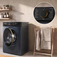 Lavatrice-asciugatrice 2 in 1 Bolero DressCode Wash&Dry 85610 Titanium, colore Titanium, capacità 8/5 kg, classe A/D, 1400 giri/min e motore Inverter Plus: 15 programmi con sistemi intelligenti OnSmart e Fuzzy Logic, asciugatura automatica, programmi a vapore SteamMax e stabilizzazione intelligente Smooth Wash, cestello con design Space Pro e Pearl Drum, con gomma antibatterica e funzioni Drum Clean, Stop&Go, Delay End e Kidlock.