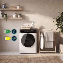 Bolero DressCode Wash&Dry 106610. Lavadora secadora 2 en 1 blanca de 10/6 kg, clase A/D, 1400 rpm y Motor Inverter Plus: 15 programas con sistemas inteligentes OnSmart y Fuzzy Logic, secado automático, programas con vapor SteamMax y estabilizado inteligente Smooth Wash, tambor con Space Pro y diseño Pearl Drum, con goma antibacteriana y funciones Drum Clean, Stop&Go, Delay End y kidlock.